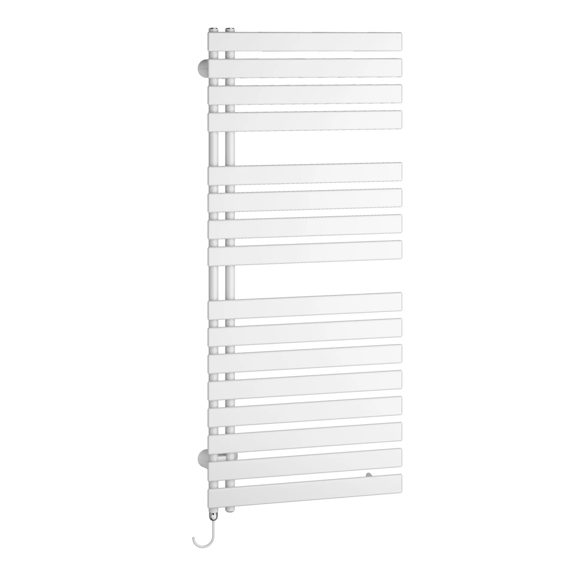 Kermi Design-Elektroheizkörper „Credo® Half® flat-E“ 45 × 100 cm in Weiß