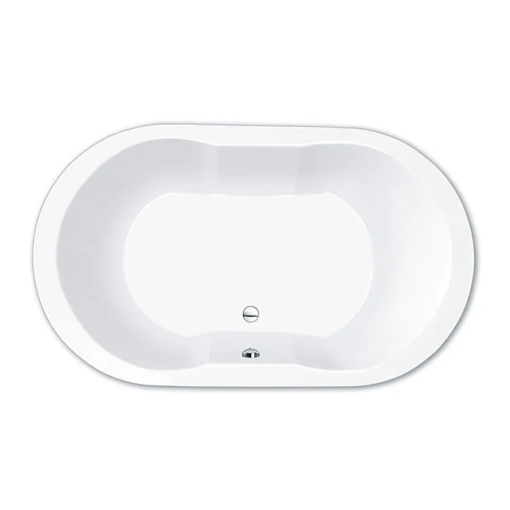 repaBAD Badewanne „Wega“ oval 1950 × 1150 mm in Weiß