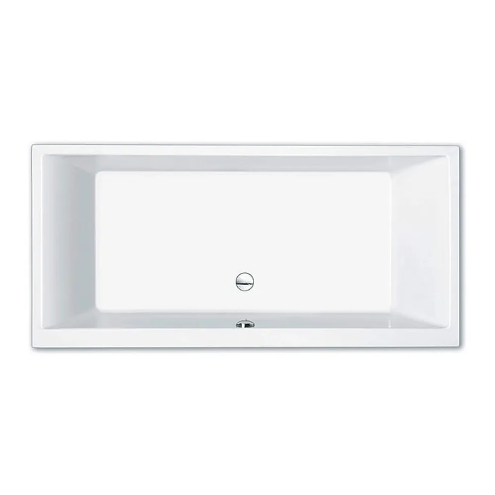 repaBAD Badewanne „Genf“ rechteck 1700 × 800 mm in Weiß