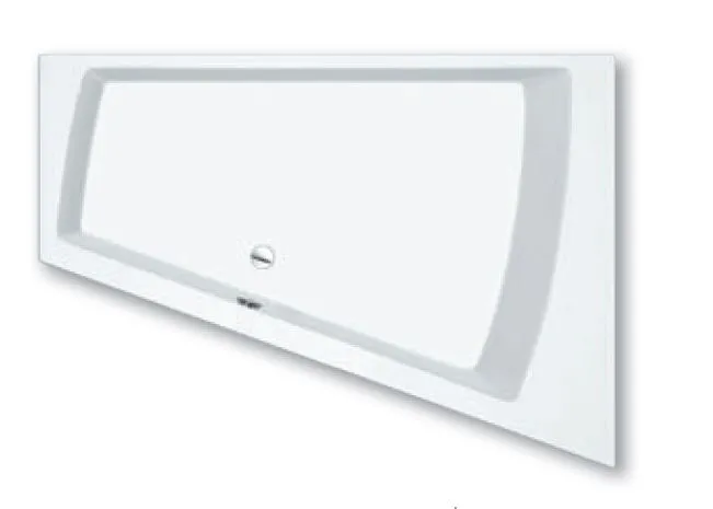 repaBAD Badewanne „Livorno Duo“ trapez 1700 mm, links in Weiß
