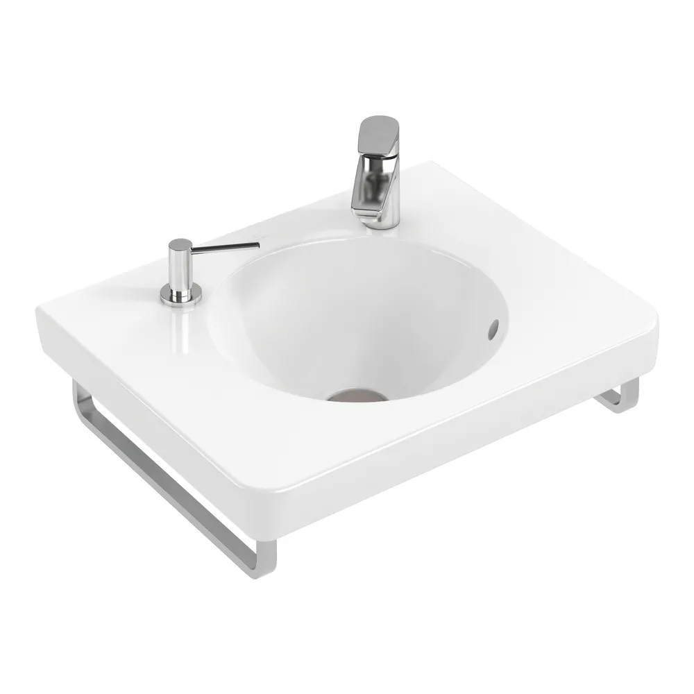 Handtuchhalter 20 × 399 × 75 mm, Edelstahl, Hochglanz poliert