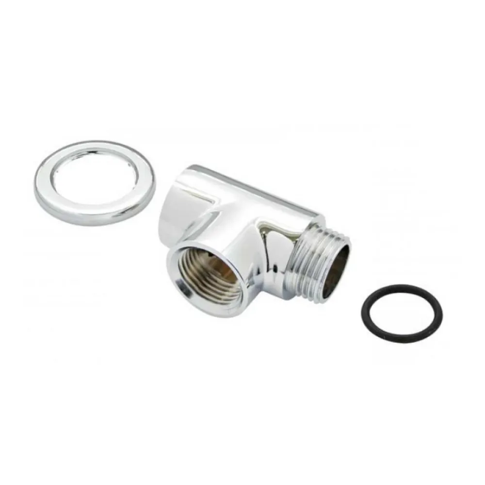 Zehnder T-Stück für „DBM“ in Verkehrsweiß (RAL 9016, glänzend)