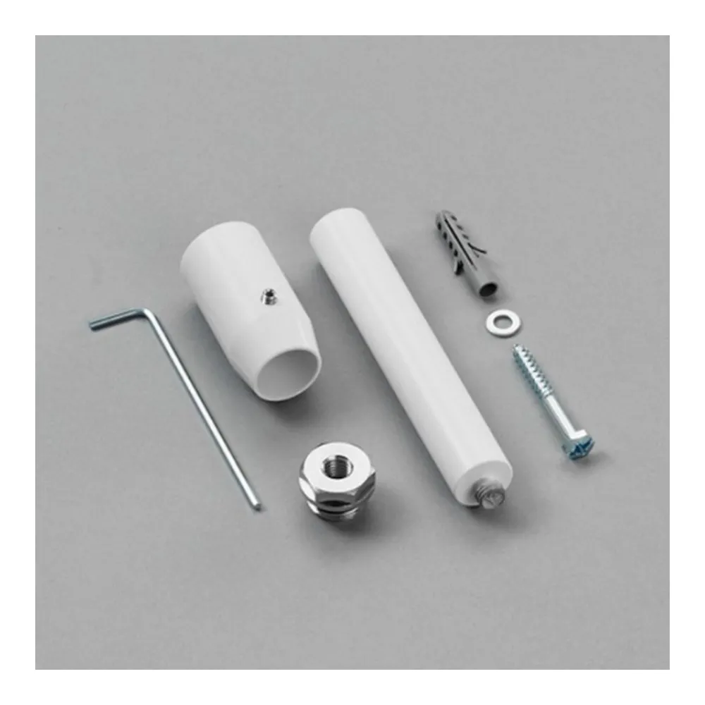 Fußstütze in Verkehrsweiß (RAL 9016, glänzend)