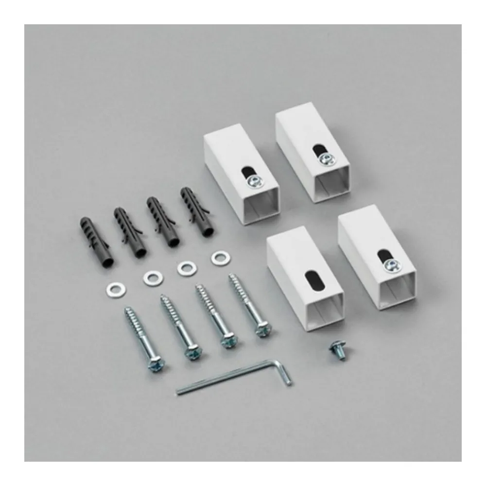 Montageset für Elektroheizkörper „Quaro“ in weiß