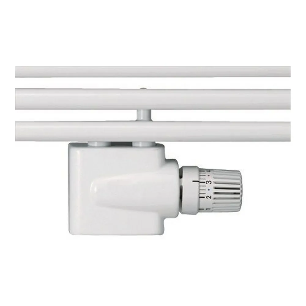 Anschlussarmatur „Vario“ mit Blende in weiß