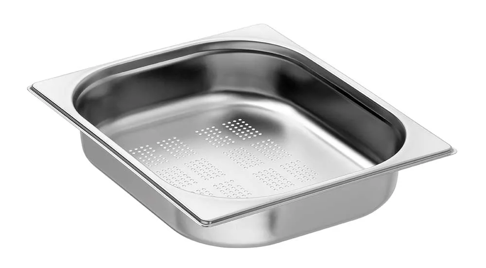 Bartscher GN-Behälter, 1/2, T65, gelocht