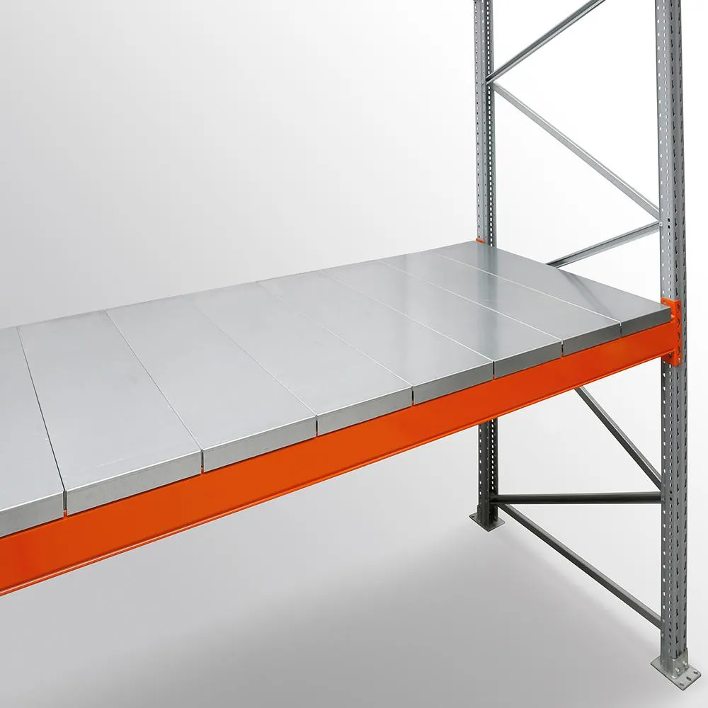 6x Stahlpaneele für Palettenregal TAURUS | BxT 190x110cm | Fachlast 1900kg