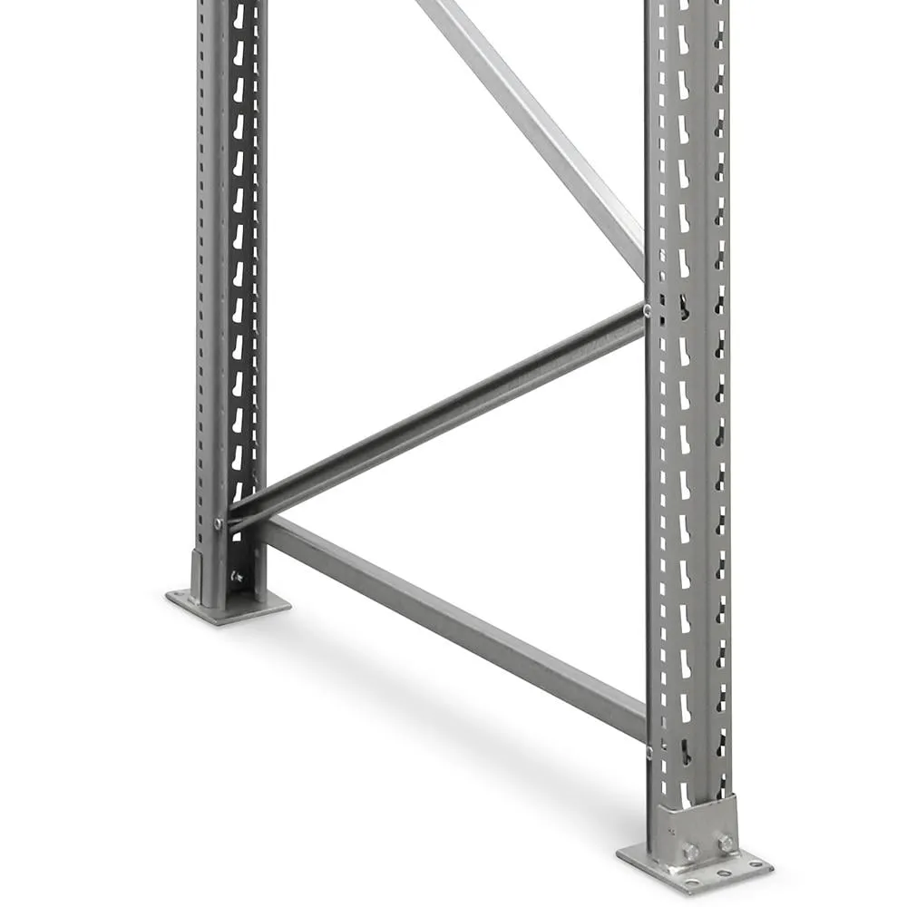 Stützrahmen für Palettenregal TAURUS | HxT 450x110cm | Verzinkt