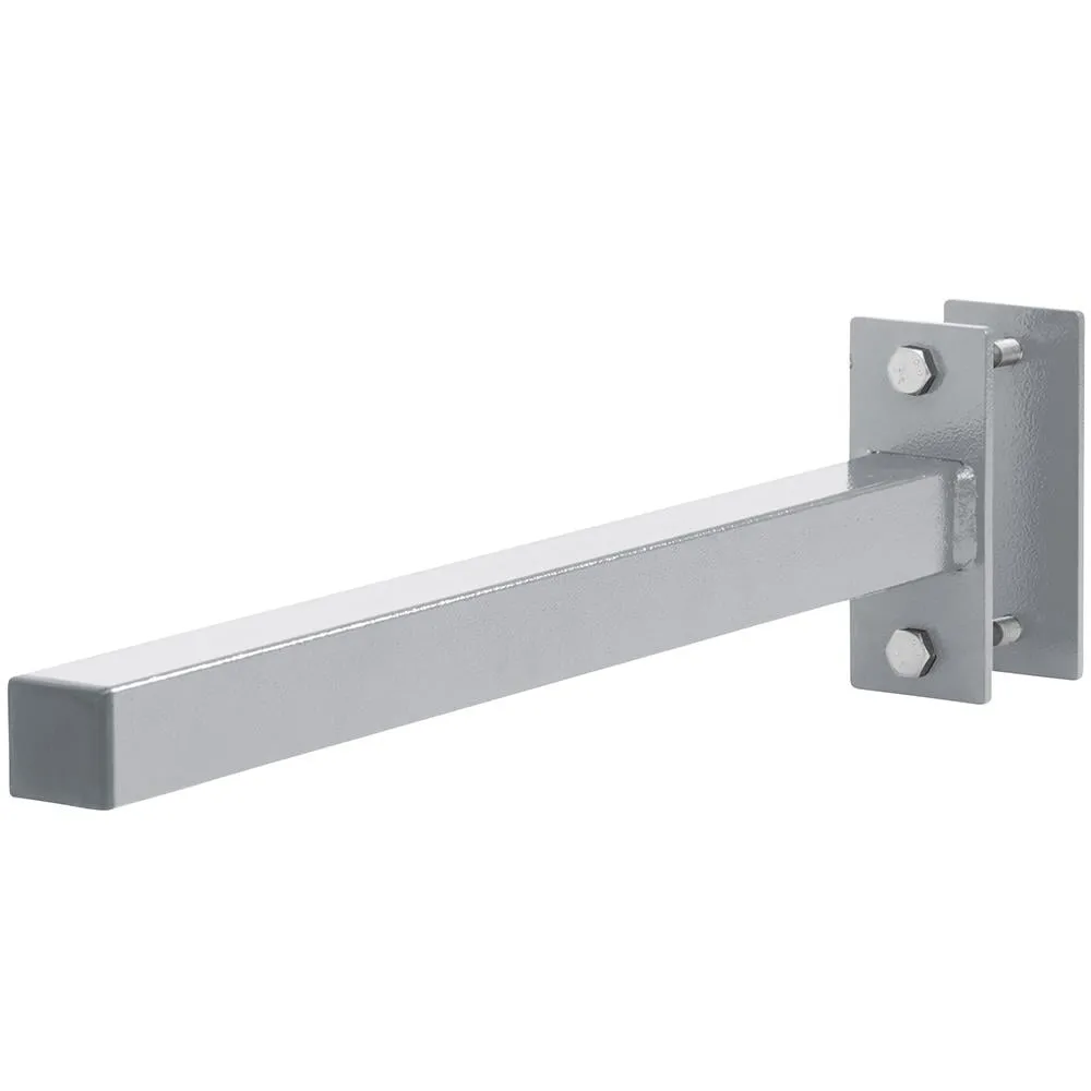 Trennarm für Vertikalregal TAURUS | Tiefe 75cm | inkl. Montagematerial & Abschlusskappe | Silbergrau