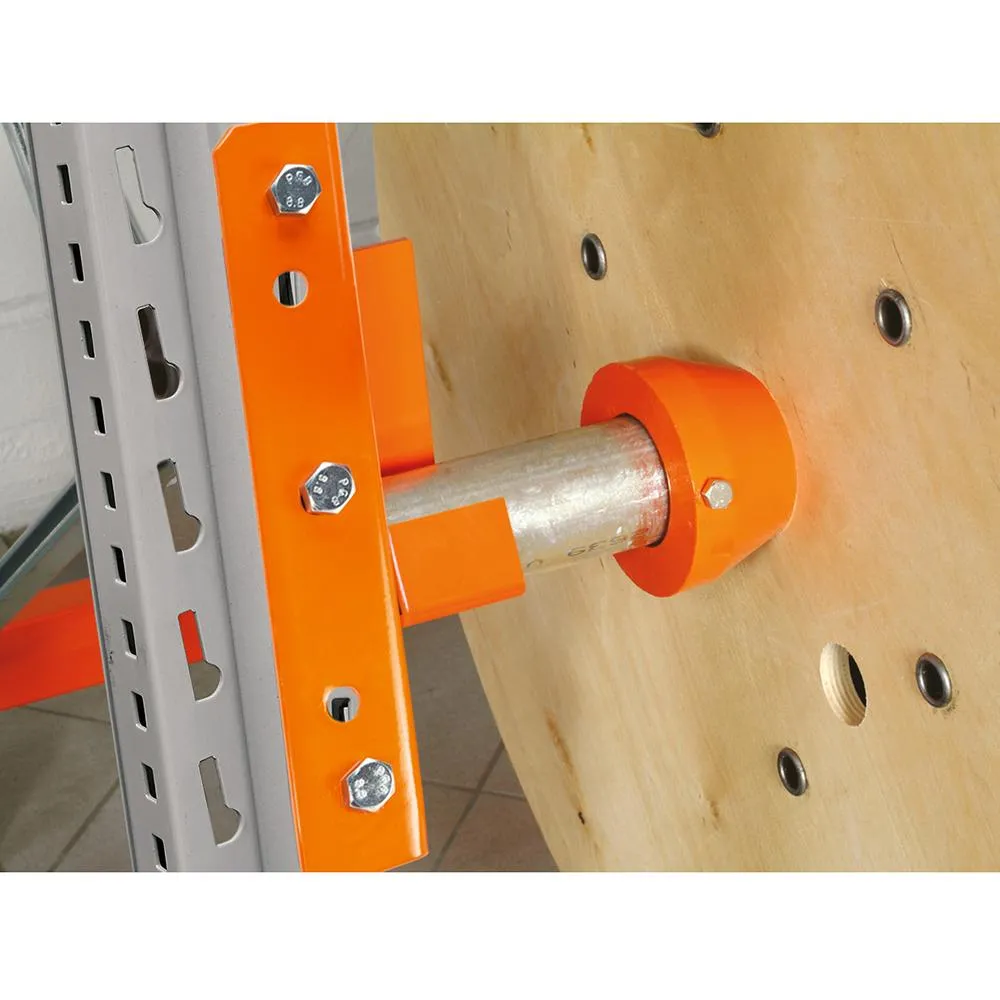 2x Wellenlager für Trommelwellen passend zu Kabeltrommelregal TAURUS | inkl. Befestigungsmaterial