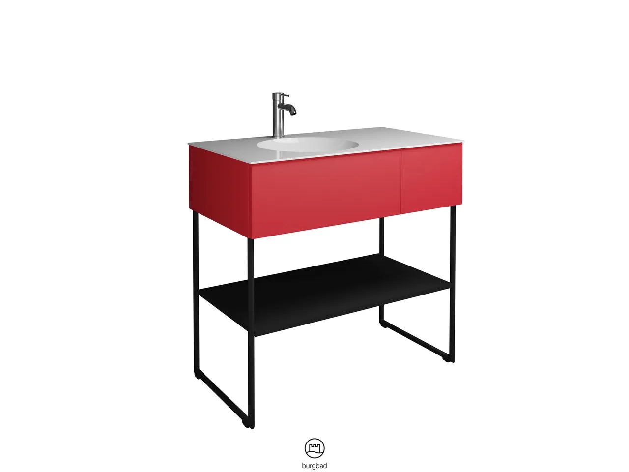 burgbad Badmöbelset „Coco“ in Schilf Solid Matt