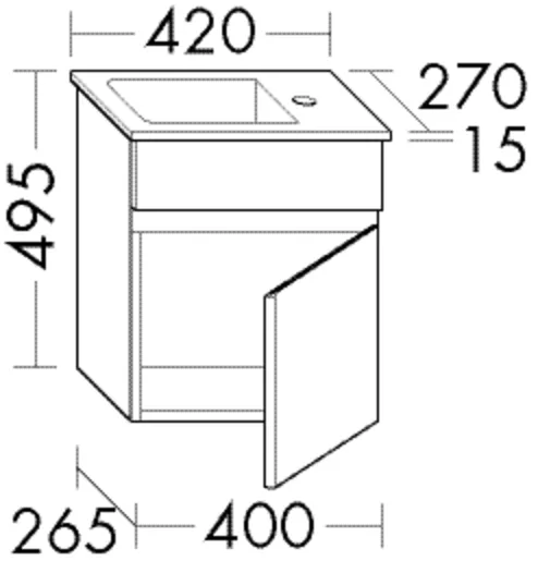 burgbad Badmöbelset „bel“ in Schilf Hochglanz