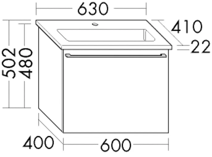 burgbad Badmöbelset „bel“ in Schilf Solid Matt