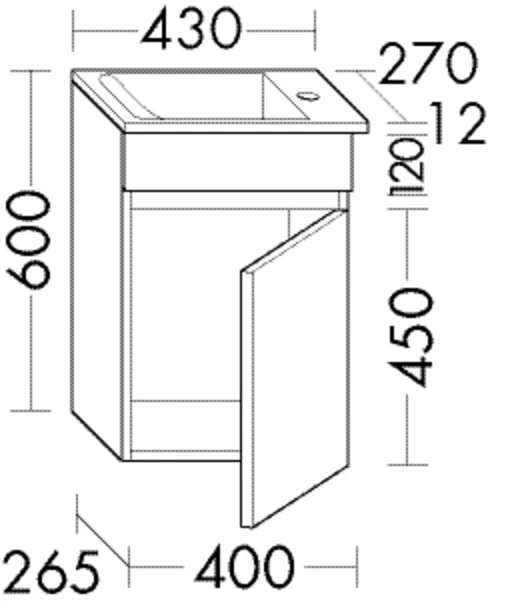 burgbad Waschtischunterschrank „Lin20“ in Kieselgrau Matt