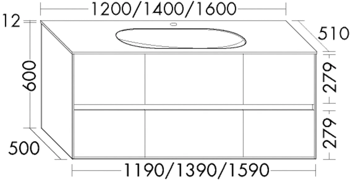 burgbad Waschtischunterschrank „rc40Solitaire“ in Perlgrau Hochglanz