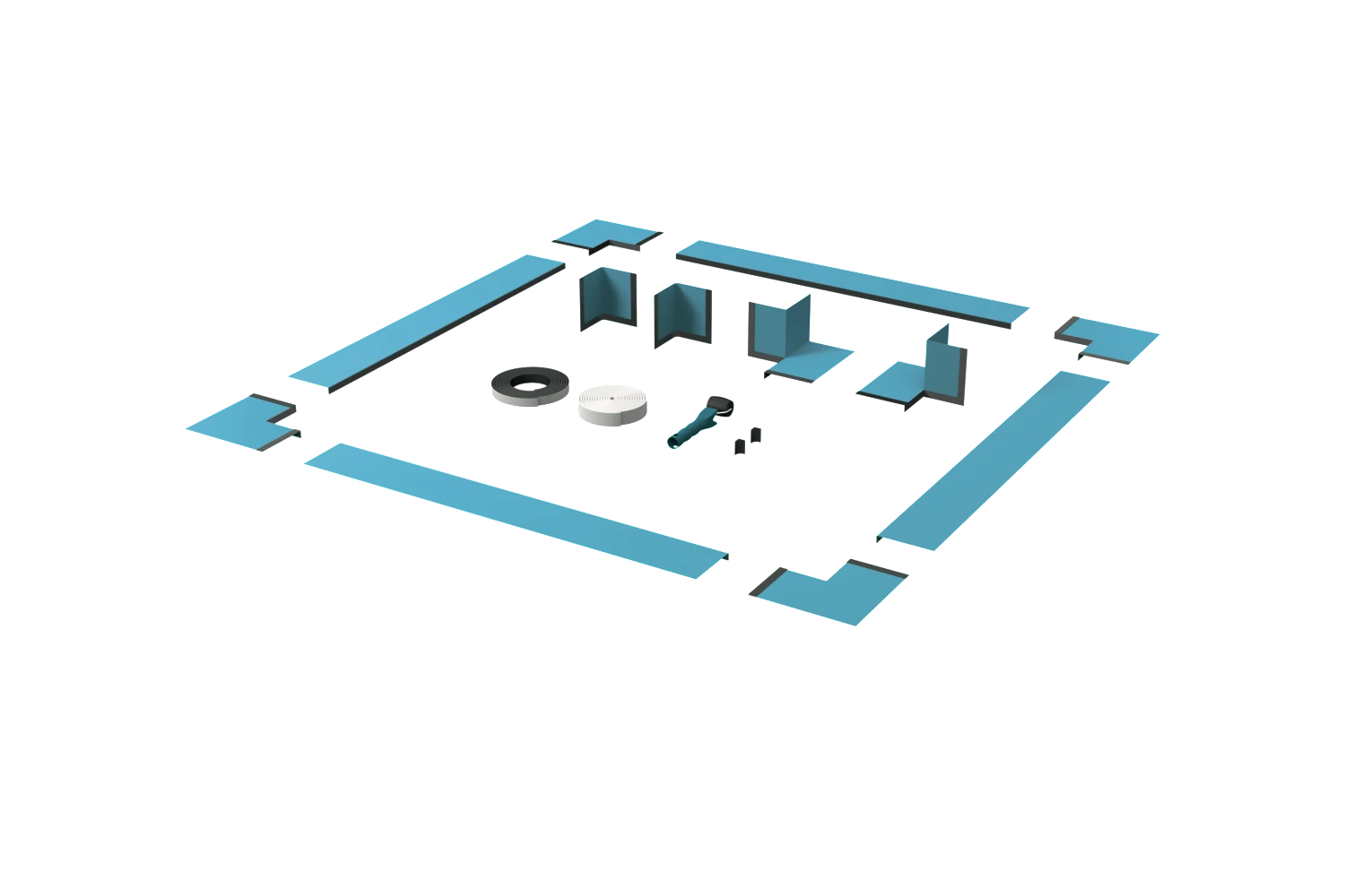 Bette Dichtsystem für Holzfußböden 150 × 15 cm