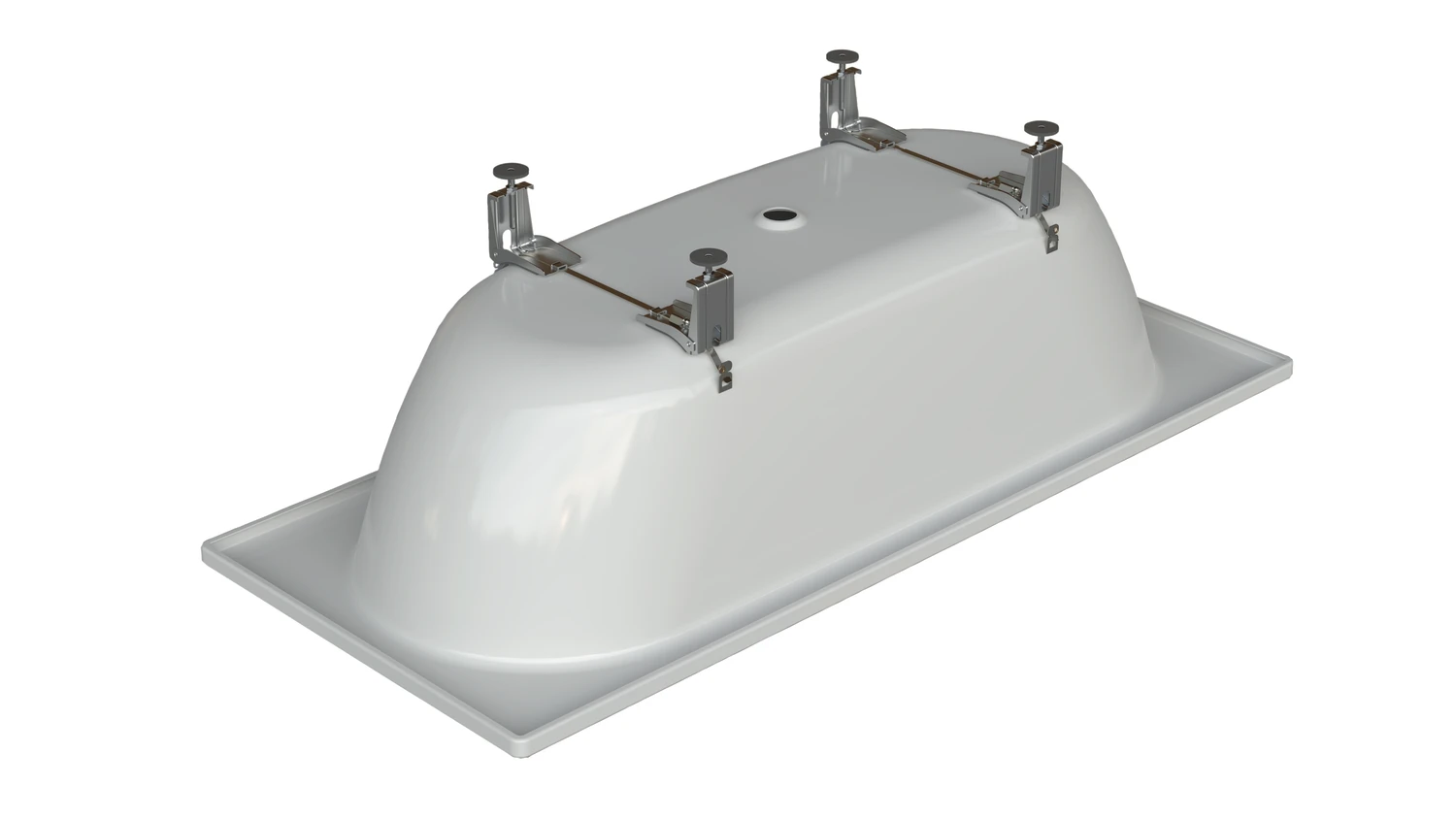 Bette Fußgestell für Badewannen „Badewannenfüße“ für parallele Wannenbodengeometrien Modell B23