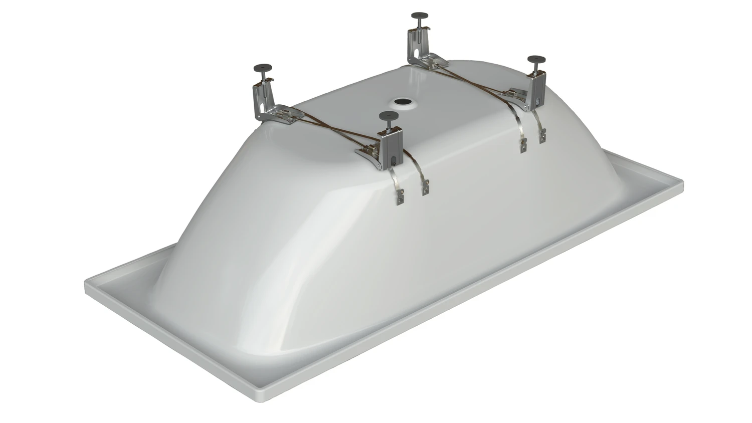 Bette Fußgestell für Badewannen „Badewannenfüße“ für ovale Wannenbodengeometrien Modell B23