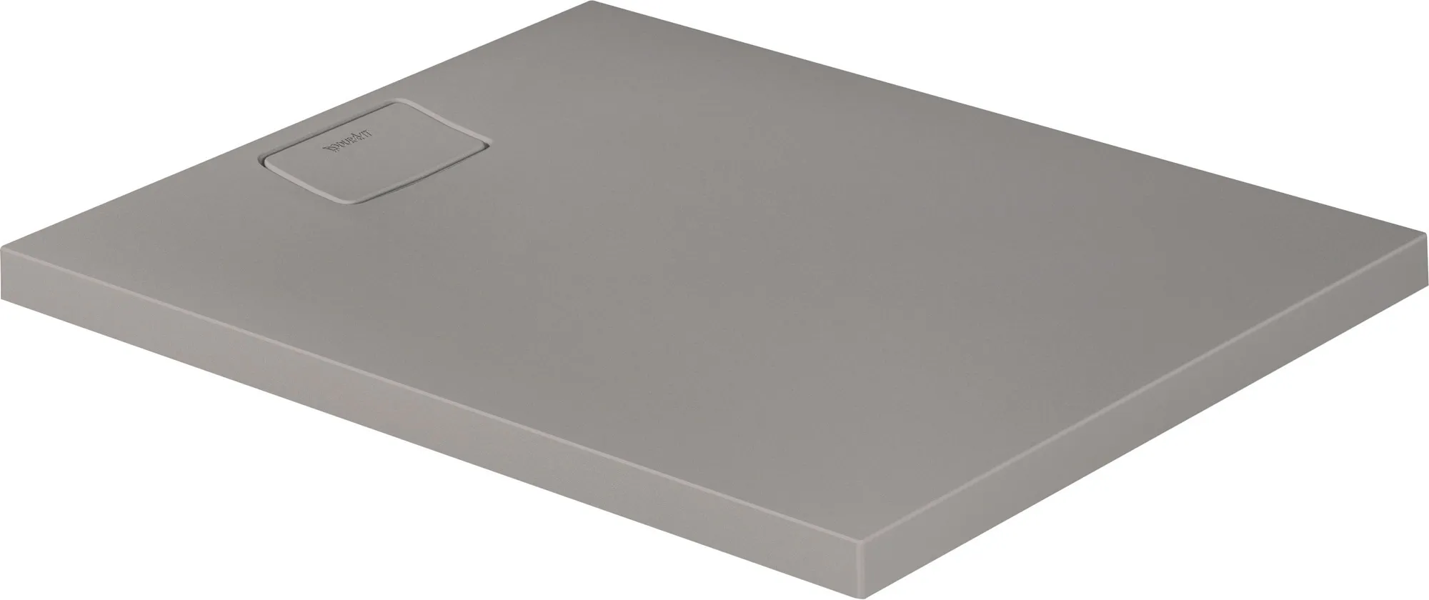 Duravit rechteck Duschwanne „Stonetto“ 100 × 80 cm in Beton Matt