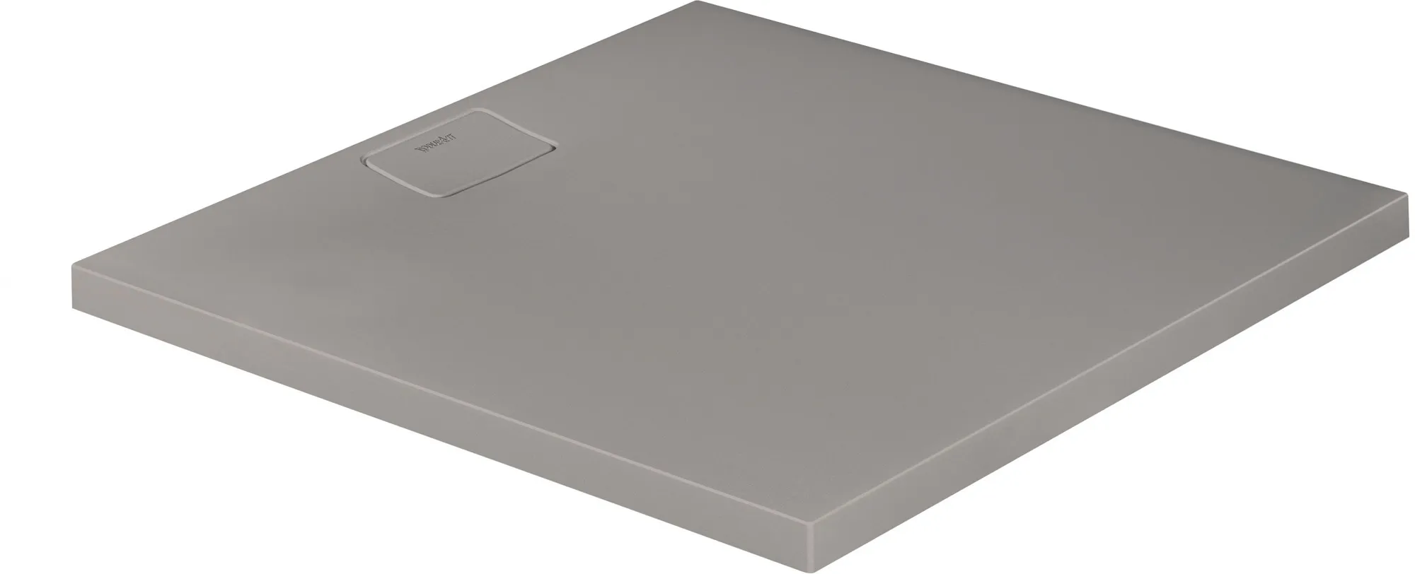 Duravit quadrat Duschwanne „Stonetto“ 100 × 100 cm in Beton Matt