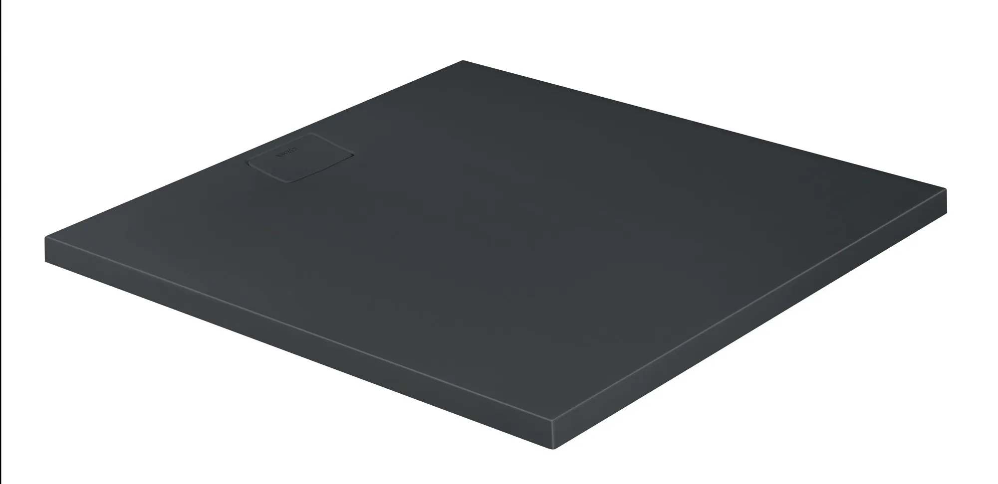 Duravit quadrat Duschwanne „Stonetto“ 120 × 120 cm in Anthrazit Matt