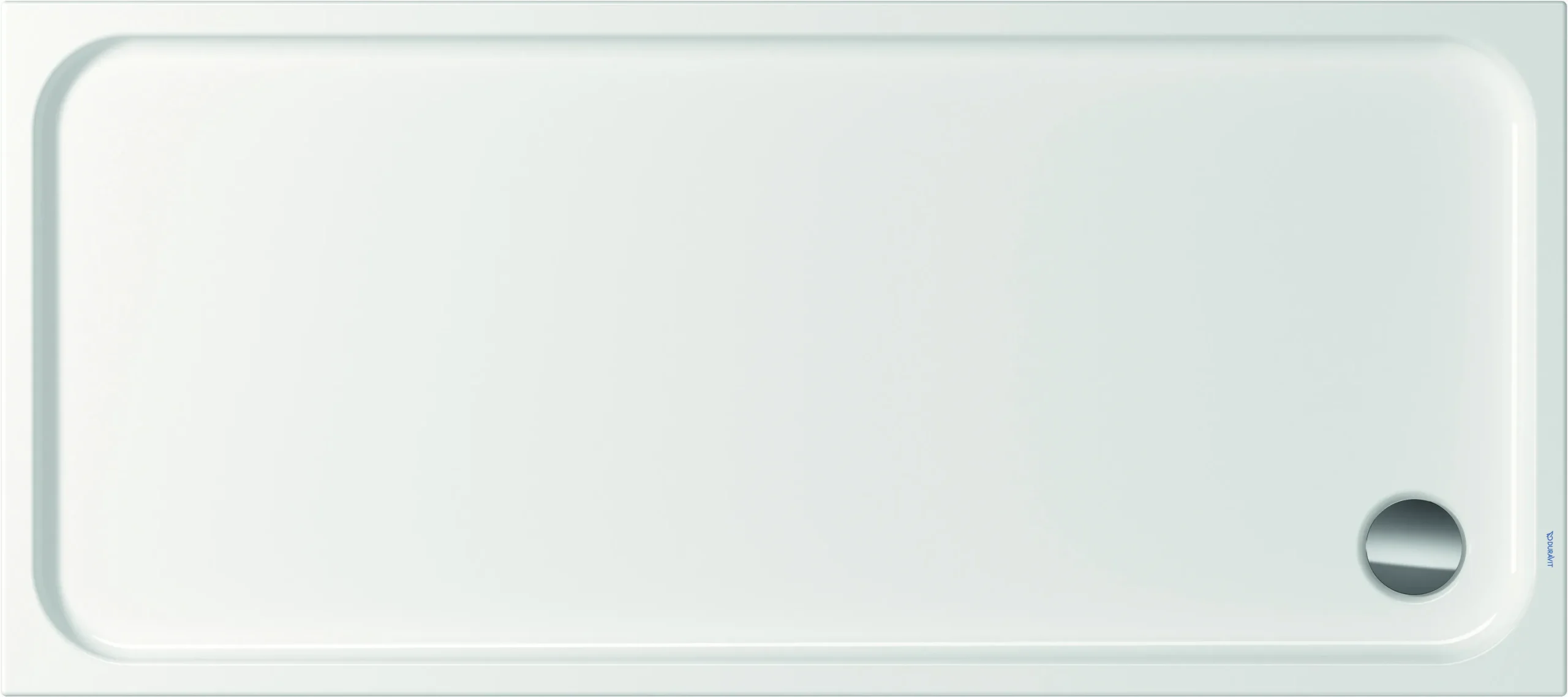 Duravit rechteck Duschwanne „D-Code“ 180 × 80 cm ohne Antislip