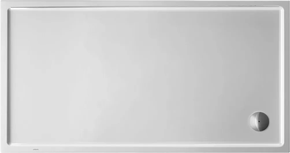 Duravit rechteck Duschwanne „Starck Slimline“ 170 × 90 cm mit Antislip