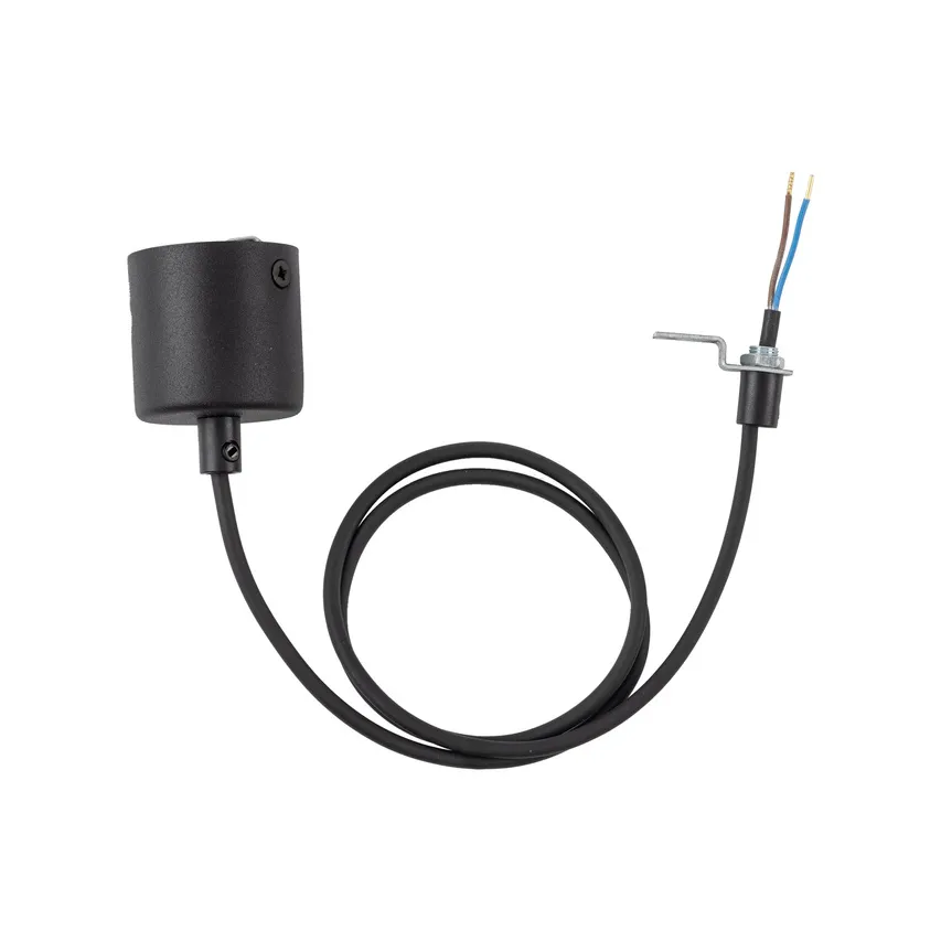 1-Phasen-Schienenaufhängungssatz schwarz