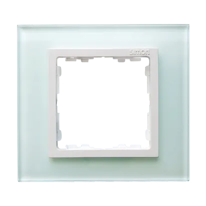 1-fach Glasrahmen - Natur / Weißer Zwischenrahmen Simon 82 Nature