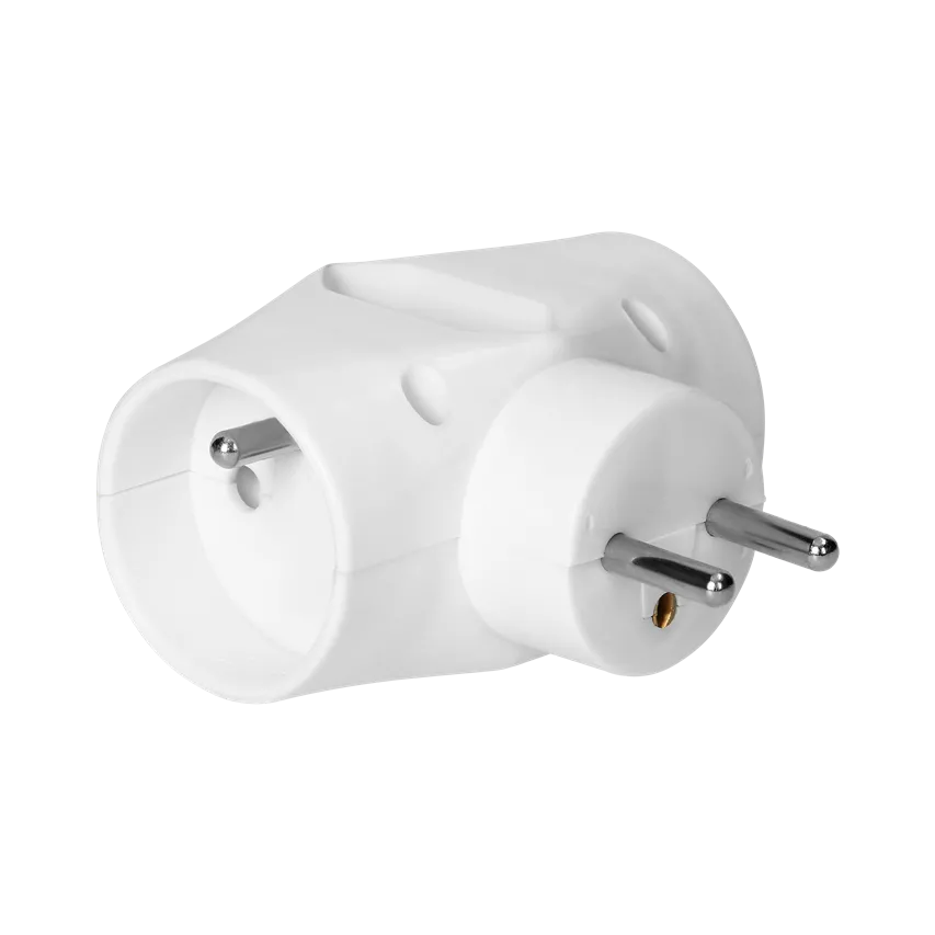 2x2P+Z, 1x2P/II-Verteiler, weiß