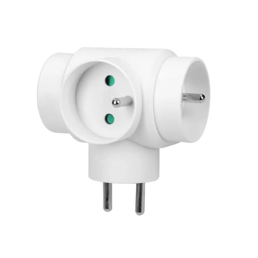 3x2P+Z-Verteiler, weiß