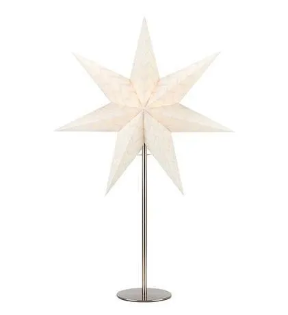 ADMIRA Star Schreibtischlampe 45cm E14 weiß