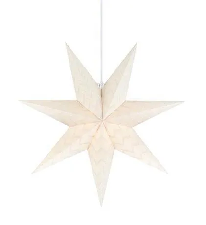 ADMIRA Stern-Pendelleuchte 45cm E14 weiß