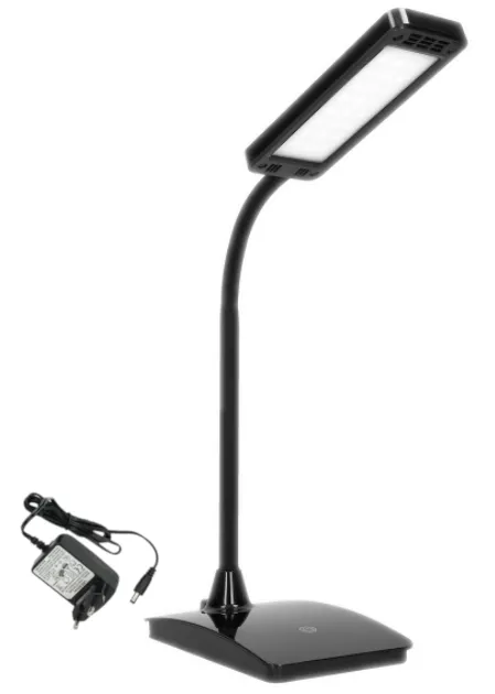 AMET LED DIM, Schreibtischlampe, 6W, 3000K, dimmbare Funktion, schwarz