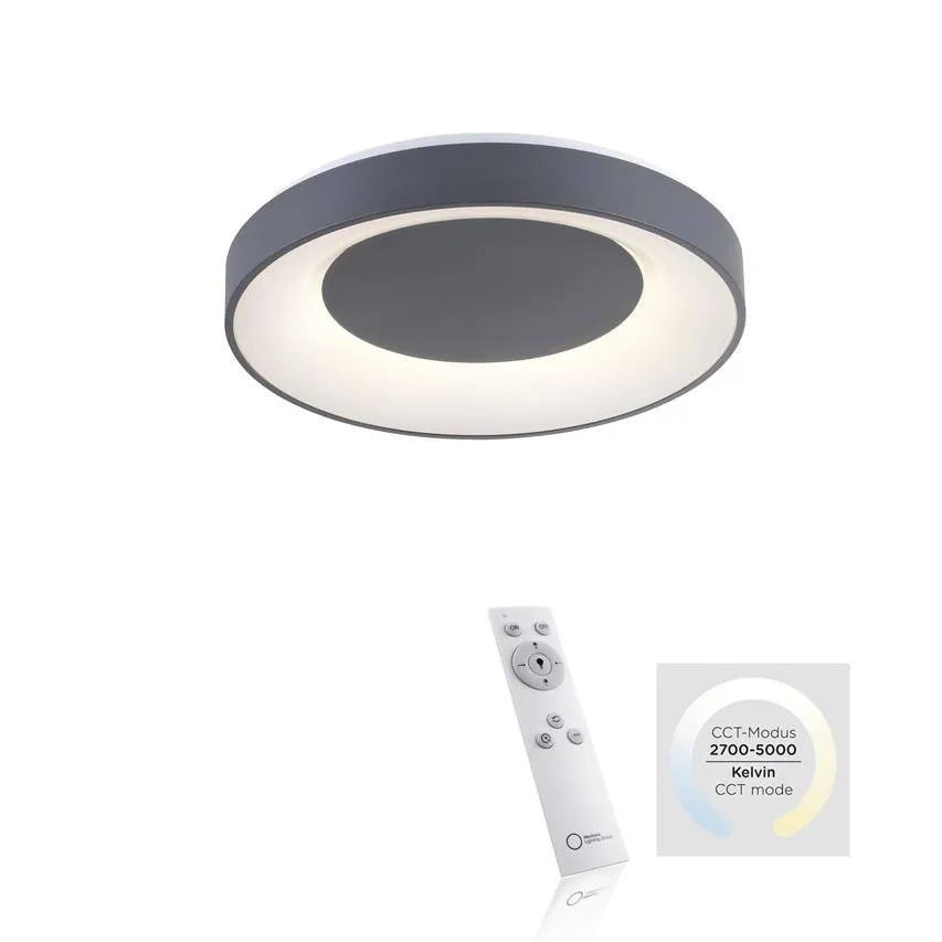 ANIKA LED Deckenleuchte 30W 2700-5000K 3300lm grau LeuchtenDirekt 14326-18 Zuma Line