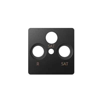 Abdeckung der Antennendose RTV-SAT-SAT Graphit Simon 82