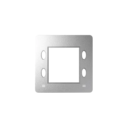 Abdeckung für Digitaluhr, Thermostat, Regler Aluminium Kontakt Simon 82 82555-93