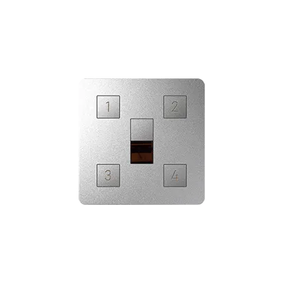 Abdeckung für Lichtszenenprogrammierer Aluminium Kontakt Simon 82048-93