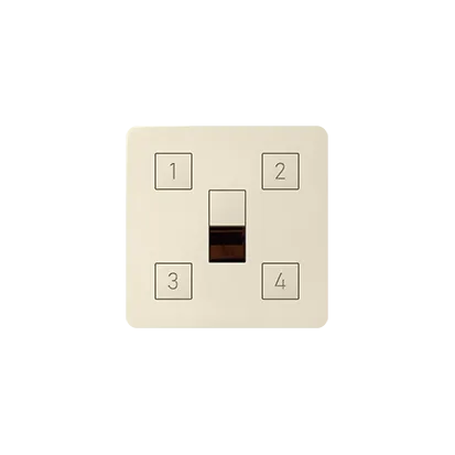 Abdeckung für Lichtszenenprogrammierer cremeweiß Simon 82 Detail 82048-31