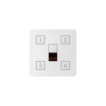 Abdeckung für Lichtszenenprogrammierer weiß Simon 82 Detail 82048-3