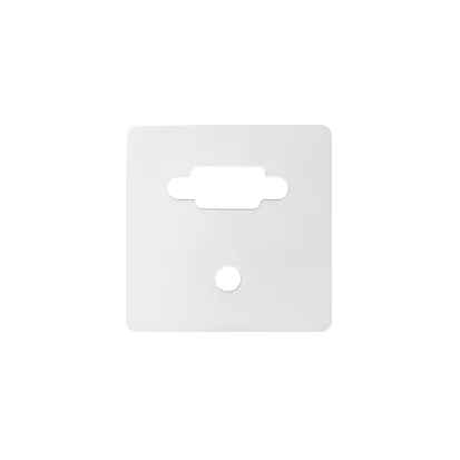 Abdeckung für VGA-Dose Mini Jack weiß Kontakt Simon 82 Detail  8200091-030