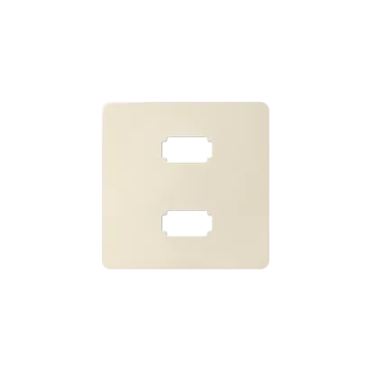 Abdeckung von Steckdose 2xUSB cremeweiß Kontakt Simon 82 Detail 8201090-031