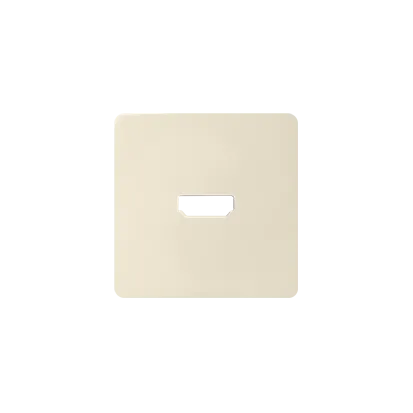 Abdeckung von Steckdose HDMI cremeweiß Kontakt Simon 82 Detail 8201094-031