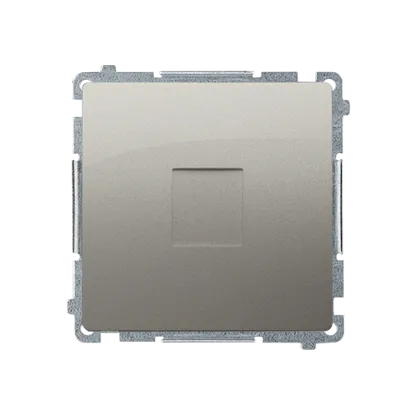 Abedeckung für Rahmen mit Brücke satin met. Kontakt Simon BMPS.01/29