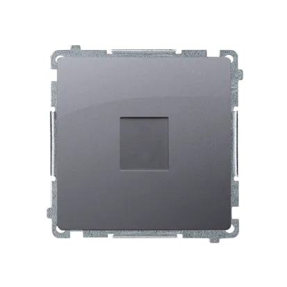 Abedeckung für Rahmen mit Brücke silber matt Kontakt Simon BMPS.01/43