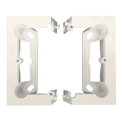 Aufbau-Gehäuse tief (40mm) 1Stück DSC/.. = 2 Elemente cremeweiß Kontakt Simon 54 Premium DSC/41