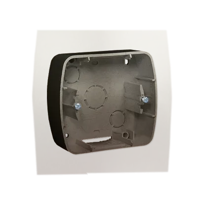 Aufputz- Gehäuse 1fach IP20 Satin met. Kontakt Simon 82 APN1/29