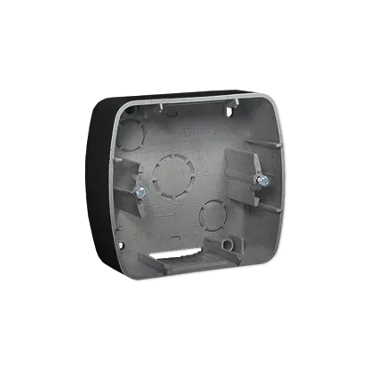 Aufputz- Gehäuse 1fach IP20 silber met. Kontakt Simon 82 APN1/26