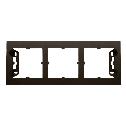 Aufputz- Gehäuse 3fach braun matt Simon 54 Premium Kontakt Simon DPN3/46