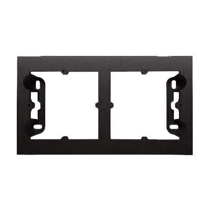 Aufputz- Gehäuse anthrazit matt 2fach Simon 54 Premium Kontakt Simon DPN2/48